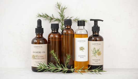 Family-First Hair Growth: A Gentle Daily Routine for All Ages with Castor Oil For Hair Growth, Rosemary Oil For Hair Growth, and Plant-Based Oils