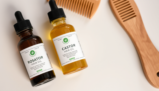 Rooted in Calm: A Gentle, All-Ages Hair Growth Routine with Castor Oil, Rosemary Oil, and Hair Growth Oil