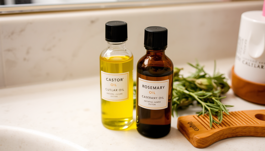 Root-to-Relax: A Gentle, Family-Friendly Routine for Long-Term Hair Growth with Castor Oil For Hair Growth and Rosemary Oil For Hair Growth
