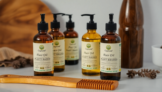 Roots to Routines: A Gentle Family-First Hair Growth Plan with Castor Oil For Hair Growth, Rosemary Oil For Hair Growth, and Plant-Based Oils