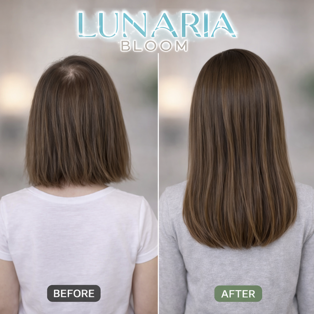 Huile capillaire Lunaria Bloom™ pour adultes aux cheveux secs et abîmés - Huiles de ricin et de romarin répare et fortifie les cheveux