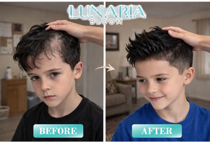 Lunaria Bloom™ Wild Growth Hair Oil For Kids - Castor Oil For Hair Growth - Rosemary Oil For Hair Growth - Gentle Children Hair Care