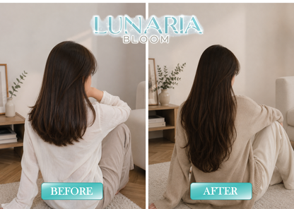 Lunaria Bloom™ Wild Growth Hair Oil - Castor Oil For Hair Growth - Rosemary Oil For Hair Growth - Hair Growth Oil For Women and Men