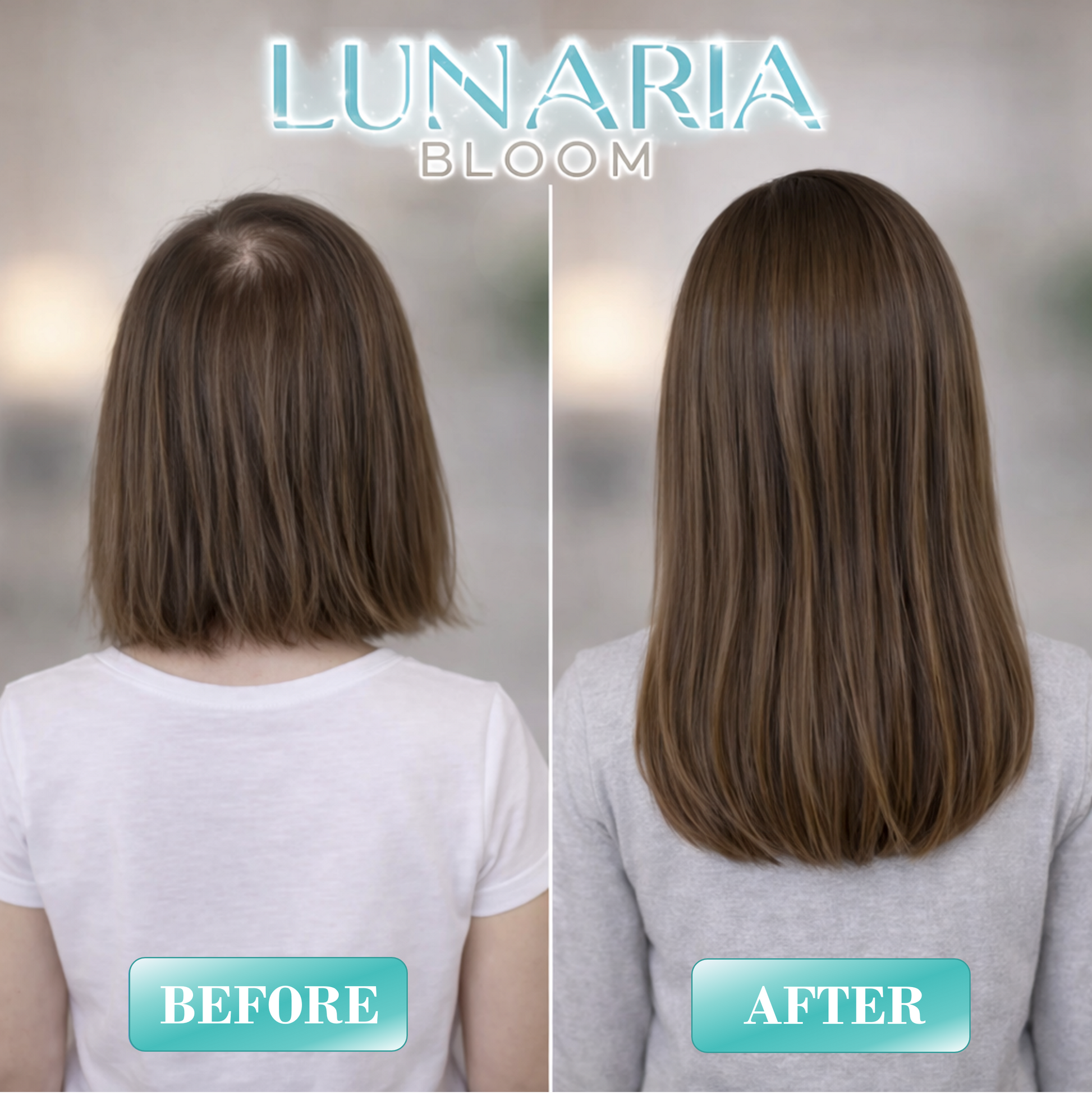Lunaria Bloom™ Wild Growth Hair Oil - Castor Oil For Hair Growth - Rosemary Oil For Hair Growth - Hair Growth Oil For Women and Men