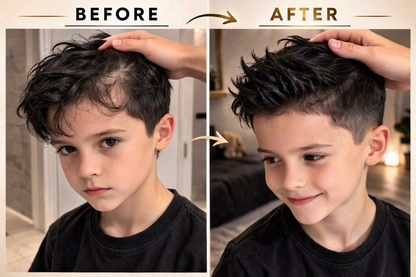 Lunaria Bloom™ Gentle Kids Hair Growth Oil - Nourishes & Strengthens Hair with Castor & Rosemary